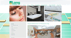 Desktop Screenshot of fliesenhaus-lang.de